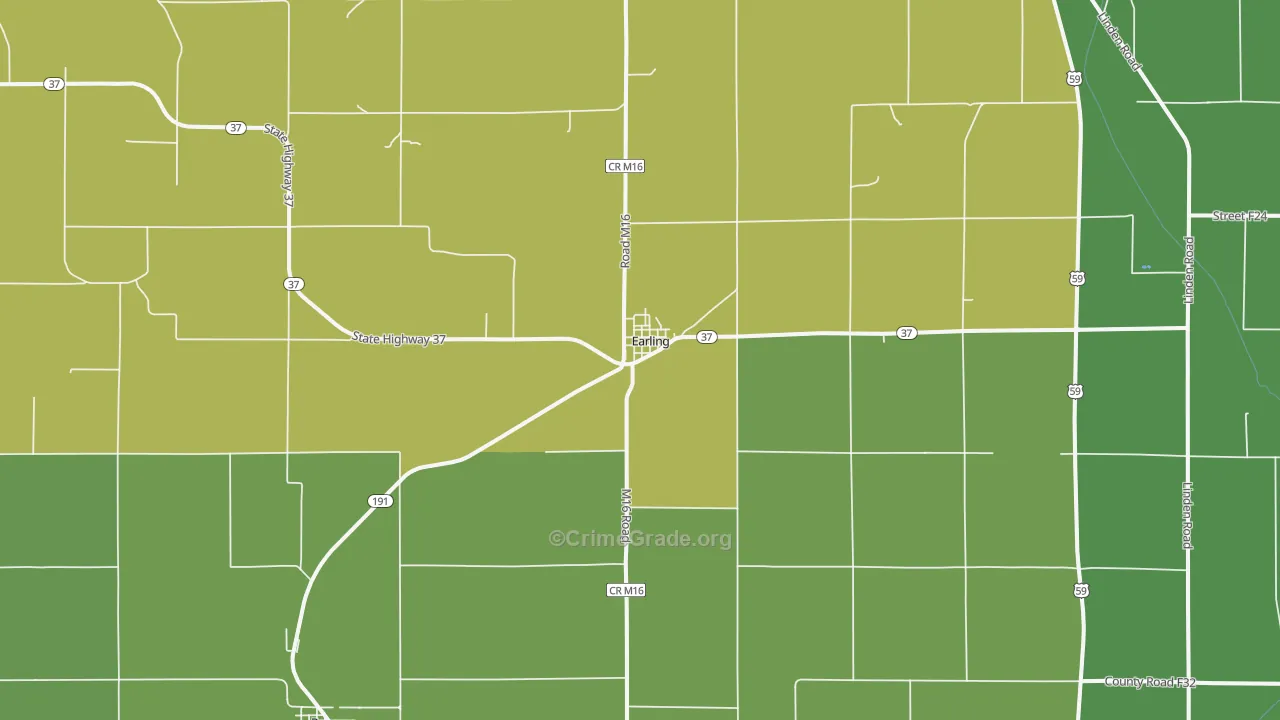 51530, IA Map of Theft Rates