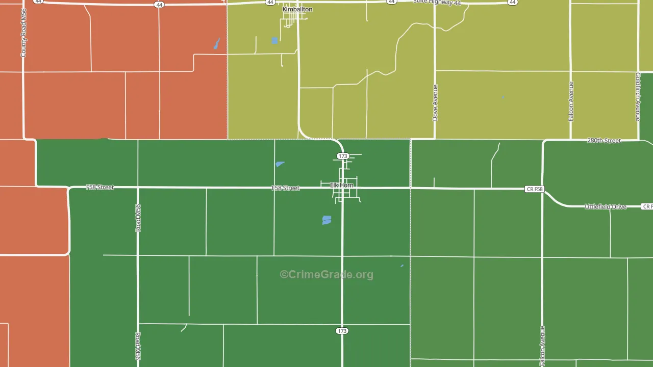 51531, IA Map of Theft Rates