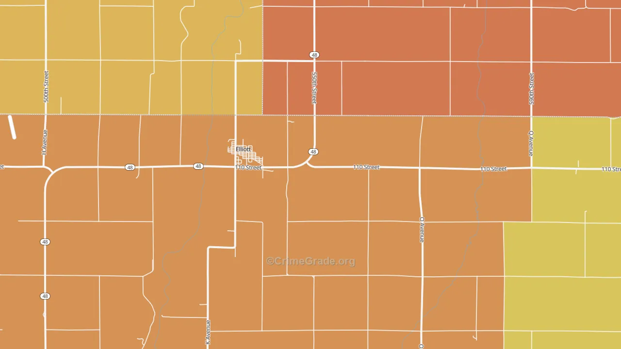 51532, IA Map of Theft Rates