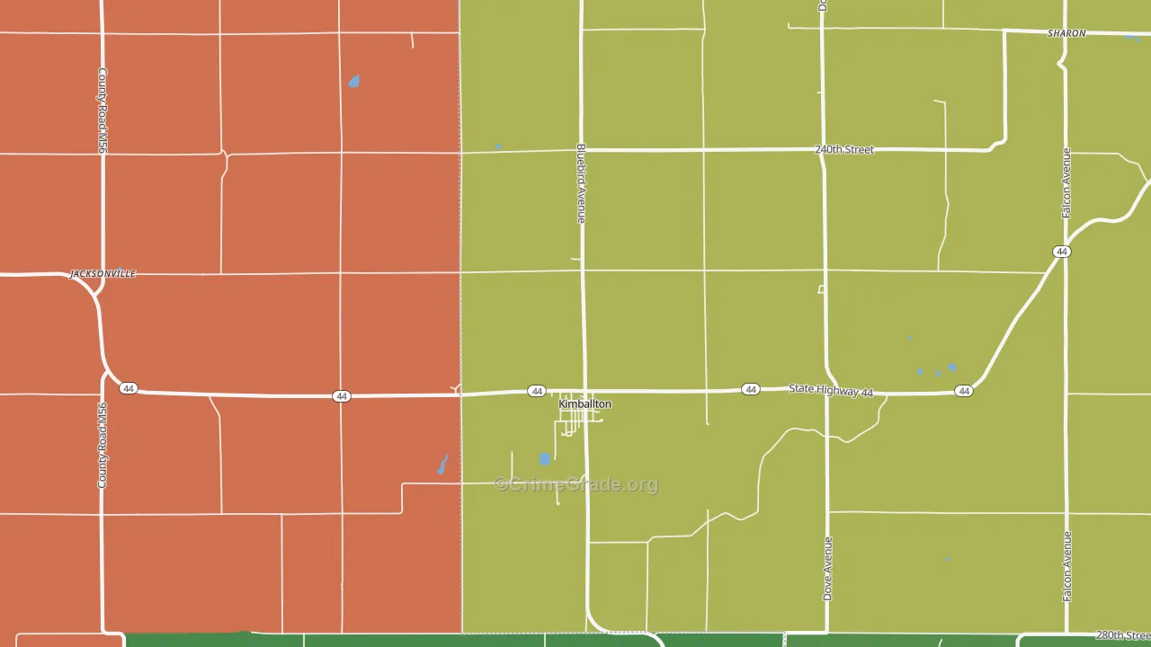 51543, IA Map of Theft Rates