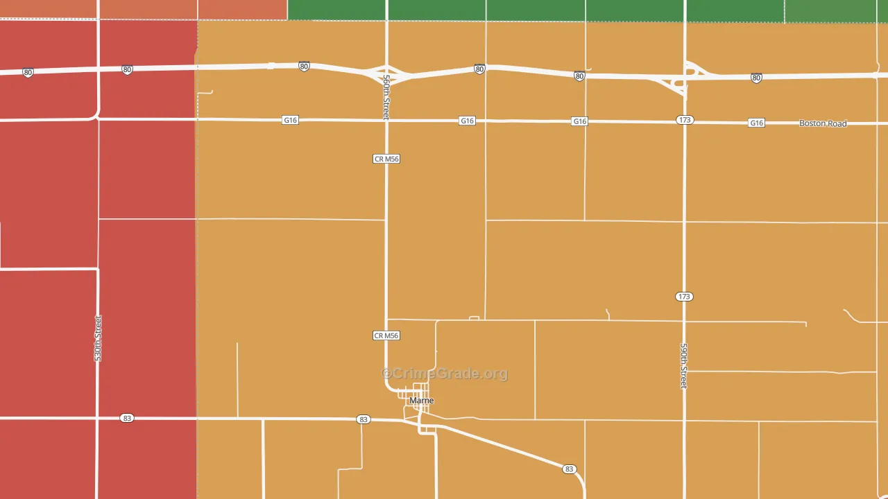 51552, IA Map of Theft Rates