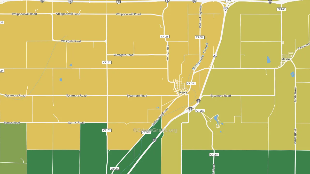 51559, IA Map of Theft Rates