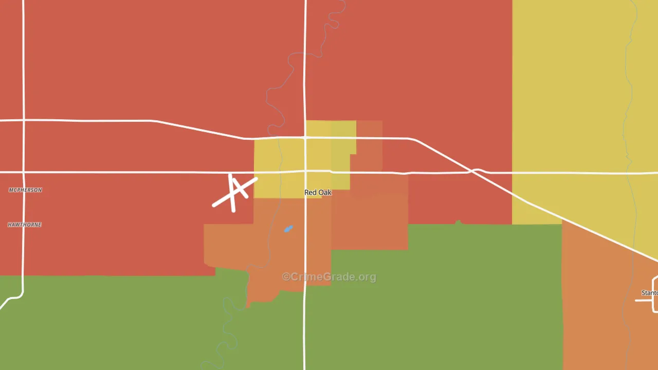 51566, IA Map of Theft Rates