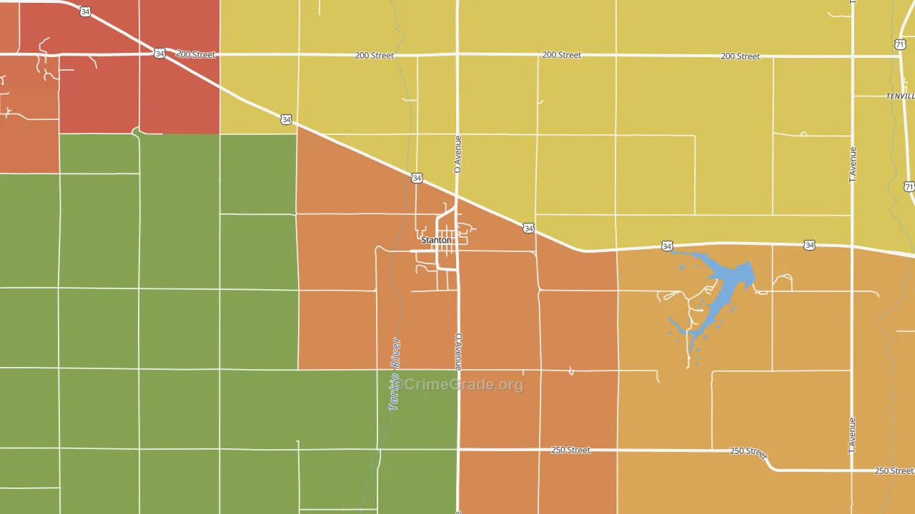 51573, IA Map of Theft Rates