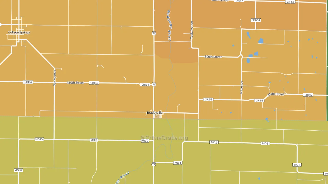 51631, IA Map of Theft Rates