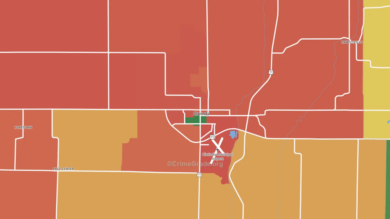51632, IA Map of Theft Rates