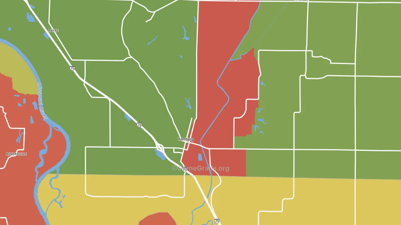 51640, IA Map of Theft Rates