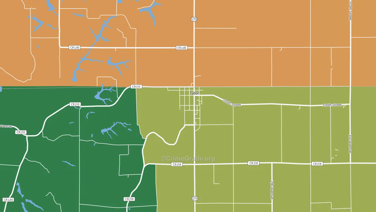 51653, IA Map of Theft Rates