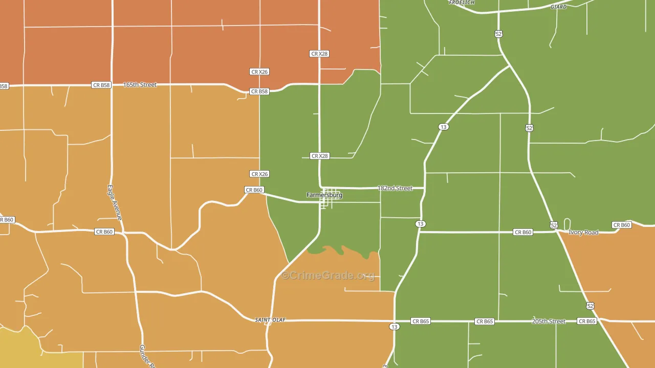 52047, IA Map of Theft Rates