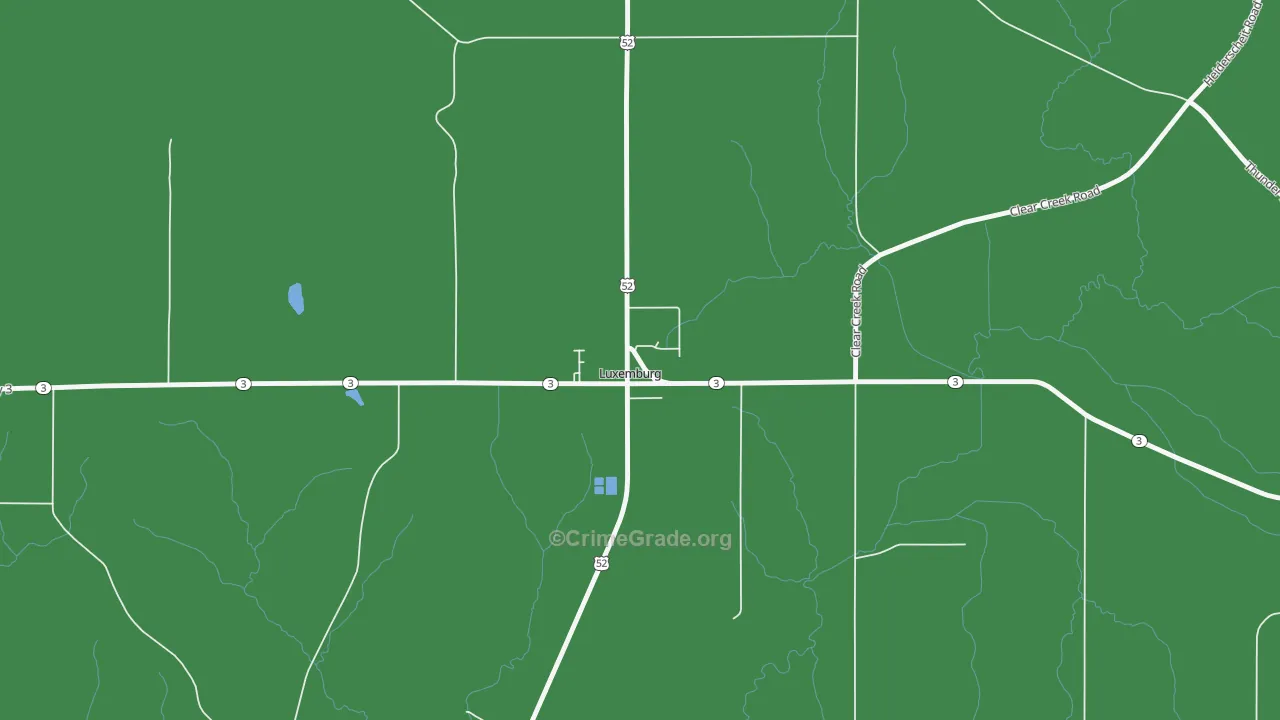 52056, IA Map of Theft Rates