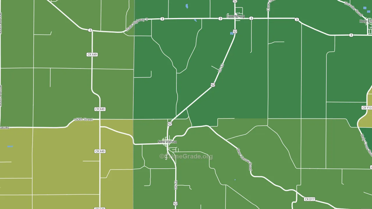 52065, IA Map of Theft Rates