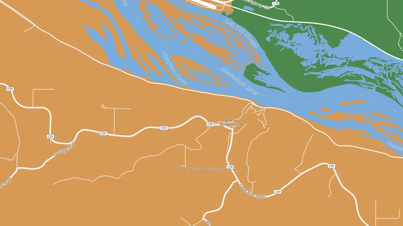 52066, IA Map of Theft Rates