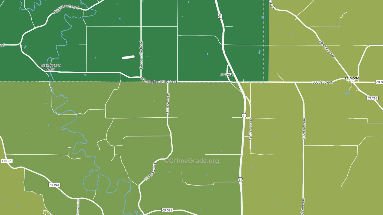 52079, IA Map of Theft Rates