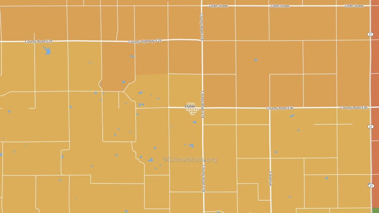 52217, IA Map of Theft Rates