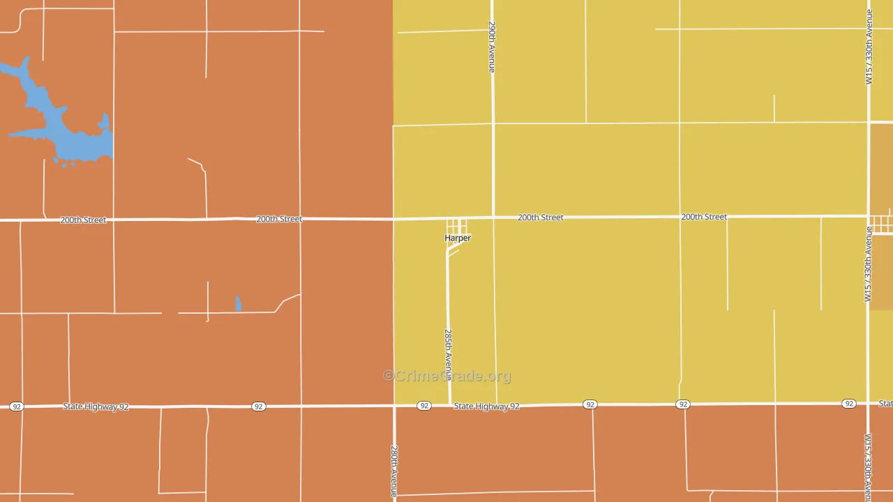 52231, IA Map of Theft Rates