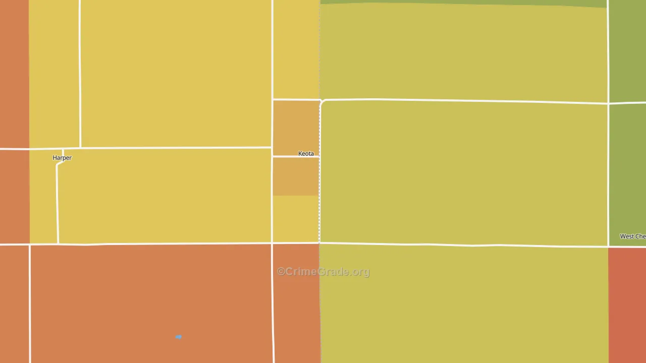 52248, IA Map of Theft Rates