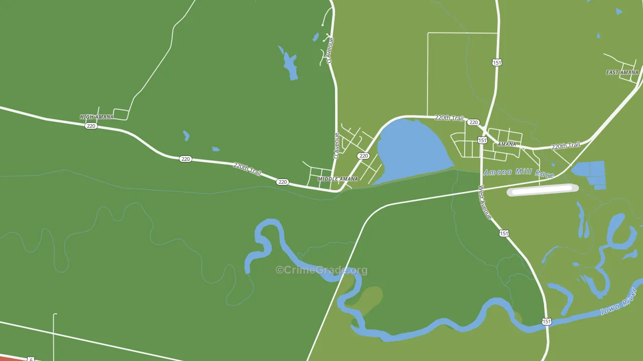 52307, IA Map of Theft Rates