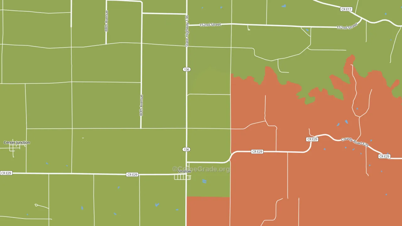 52321, IA Map of Theft Rates