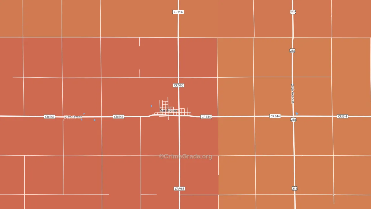 52346, IA Map of Theft Rates
