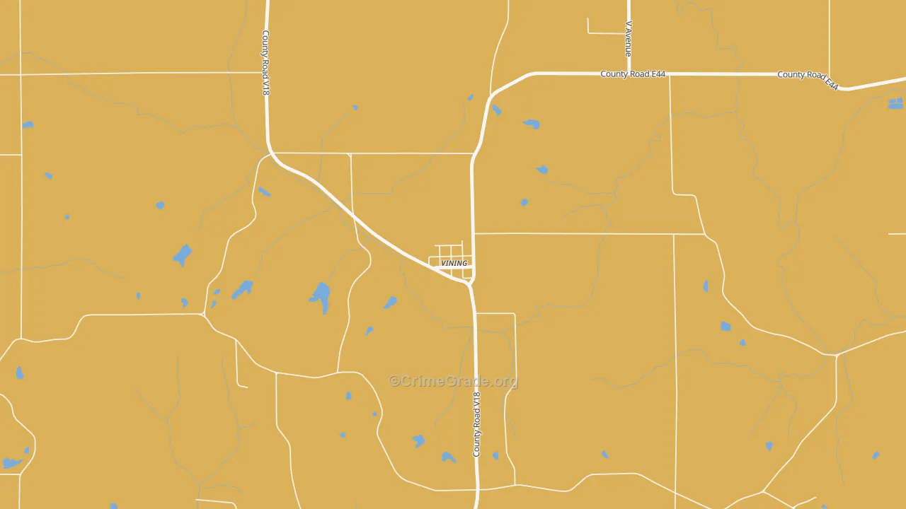 52348, IA Map of Theft Rates