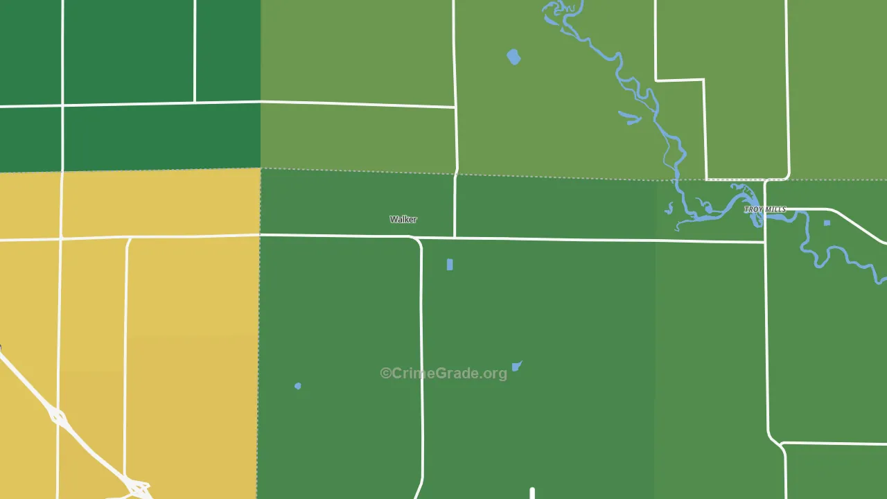 52352, IA Map of Theft Rates