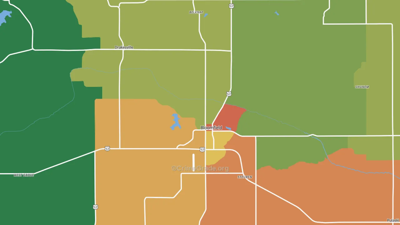 52537, IA Map of Theft Rates