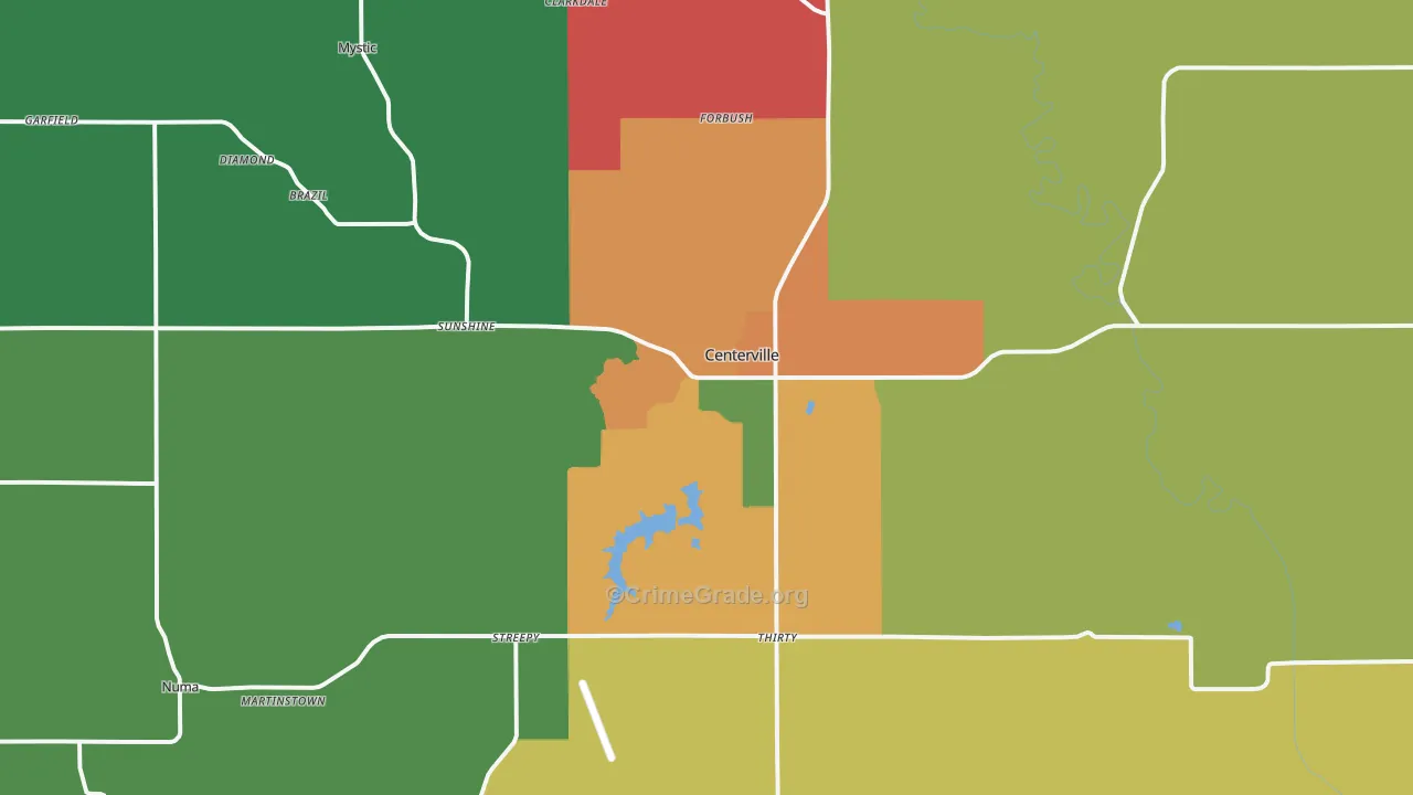 52544, IA Map of Theft Rates