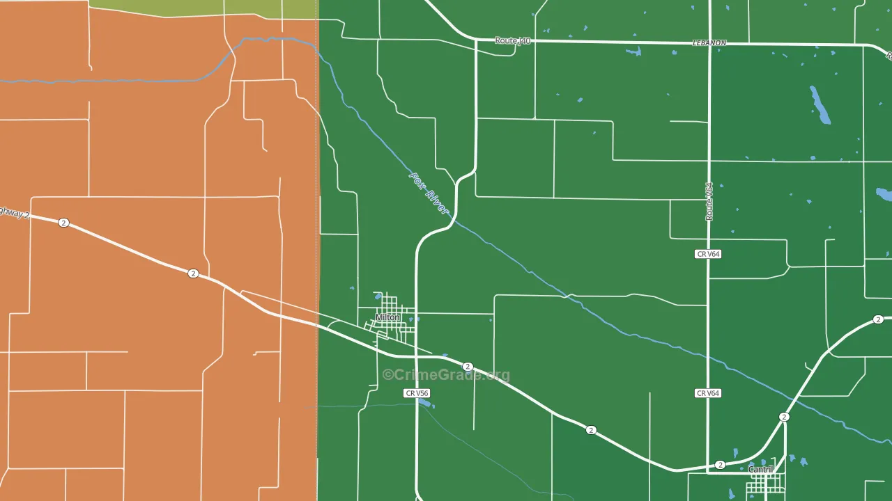 52570, IA Map of Theft Rates