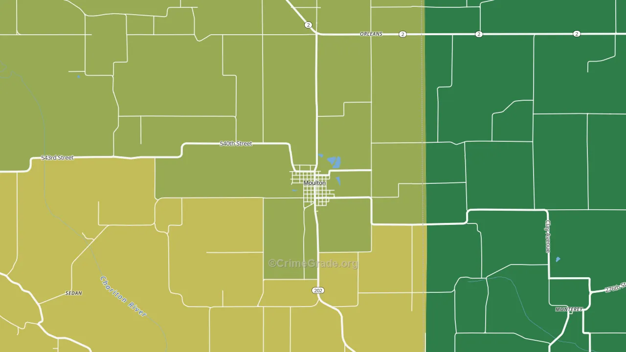 52572, IA Map of Theft Rates