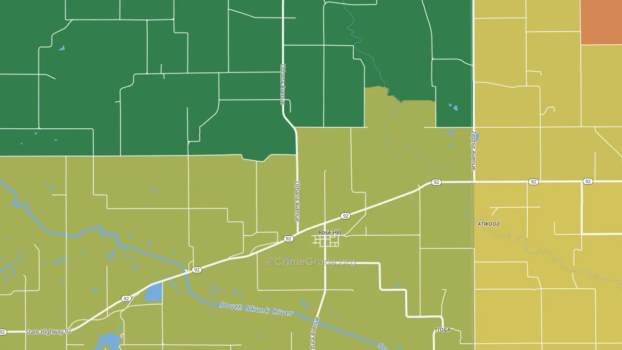 52586, IA Map of Theft Rates