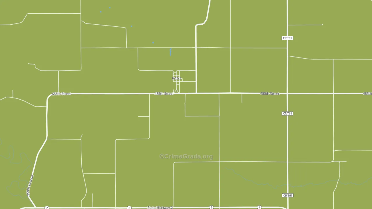 52593, IA Map of Theft Rates
