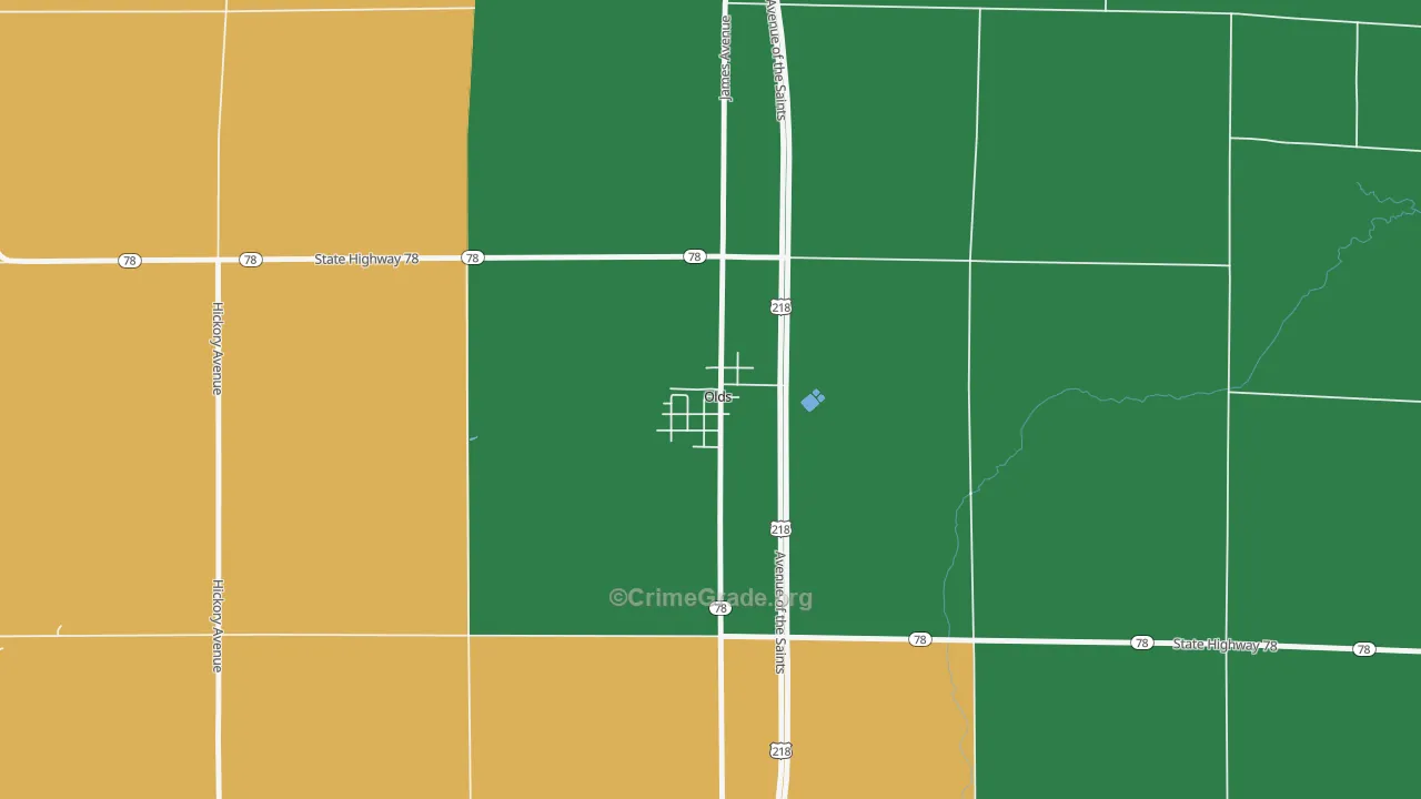 52647, IA Map of Theft Rates