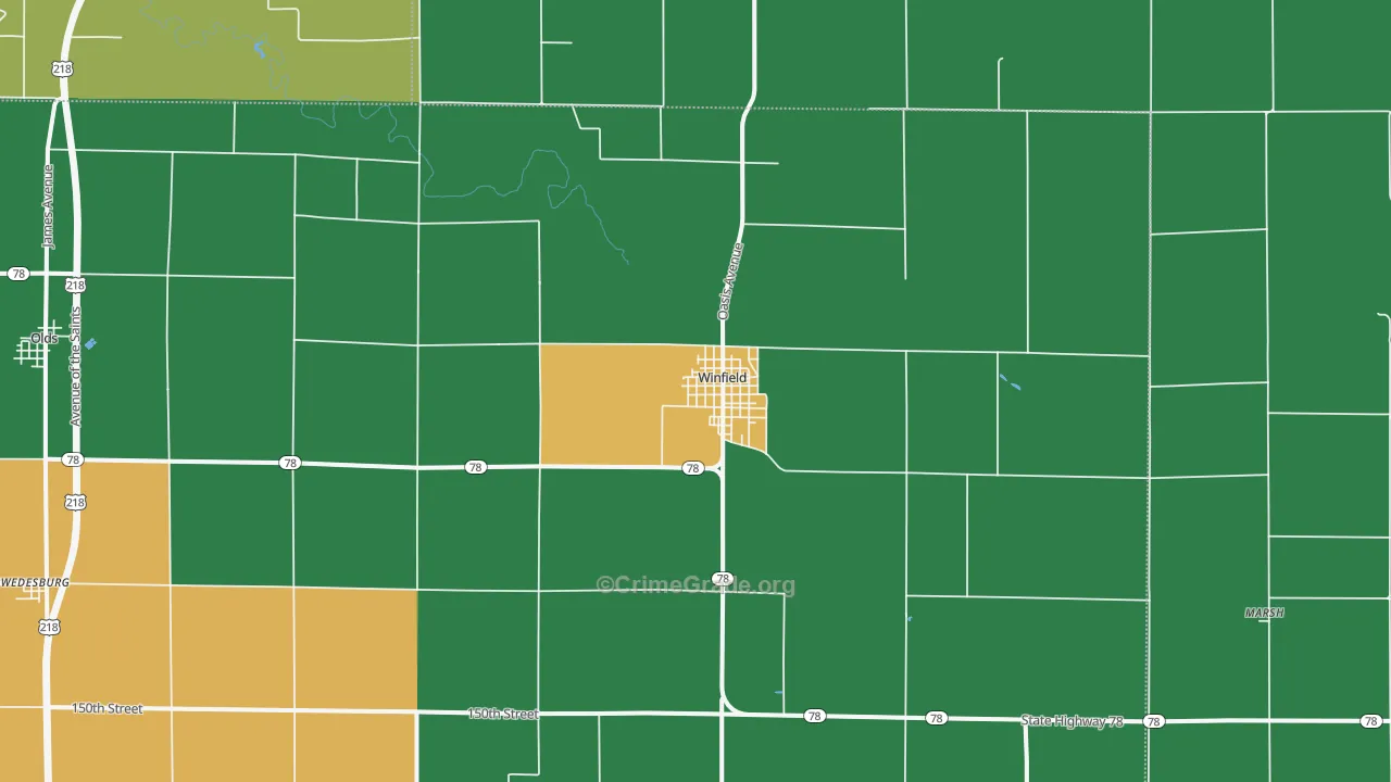 52659, IA Map of Theft Rates