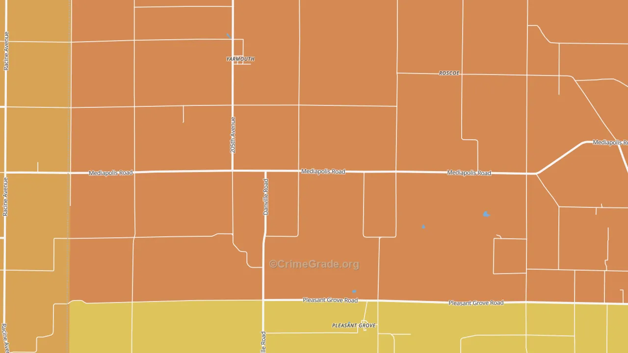 52660, IA Map of Theft Rates