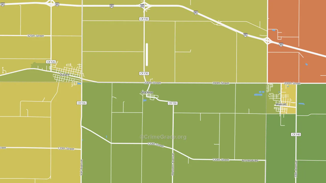 52769, IA Map of Theft Rates