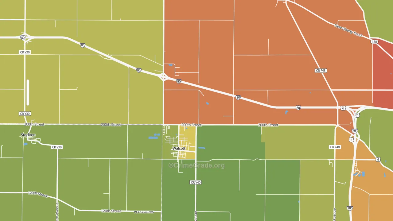 52773, IA Map of Theft Rates