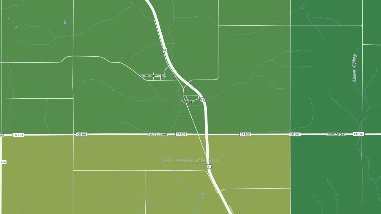 52774, IA Map of Theft Rates