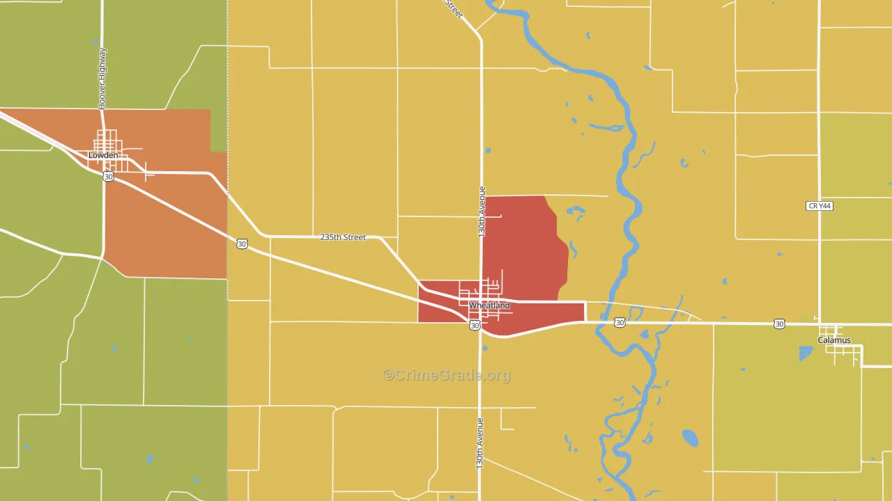 52777, IA Map of Theft Rates