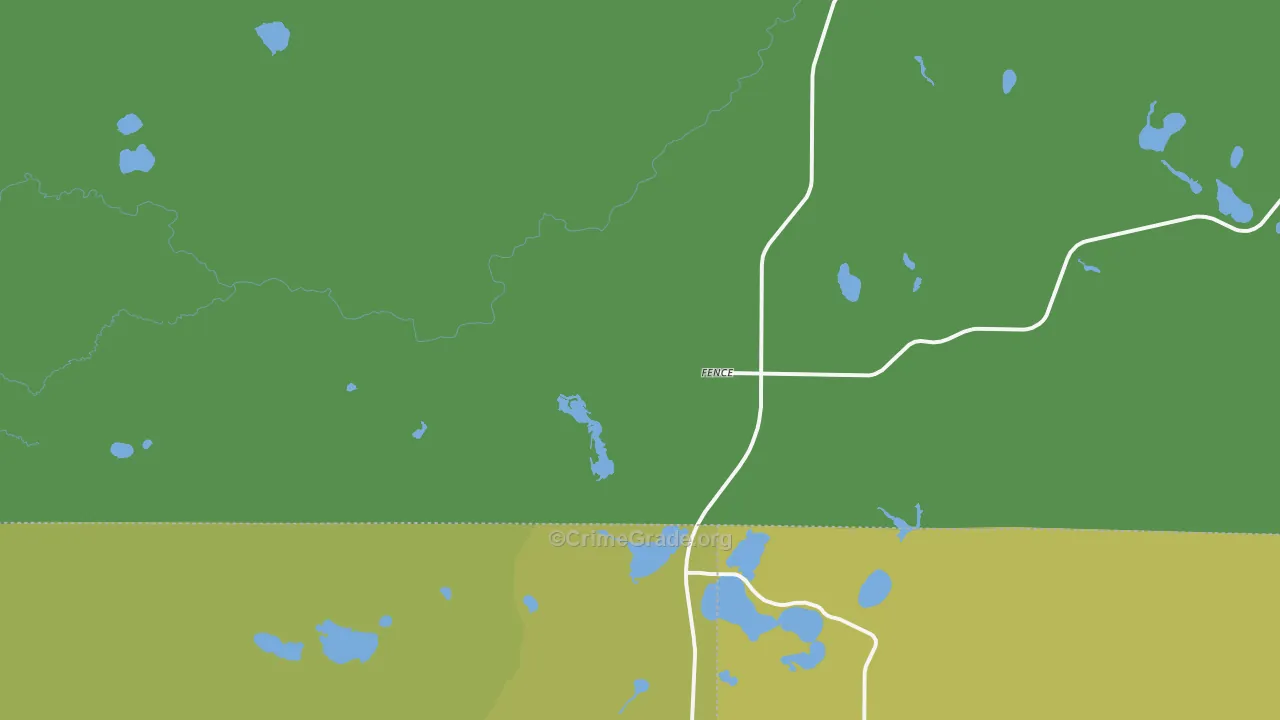 54120, WI Map of Theft Rates