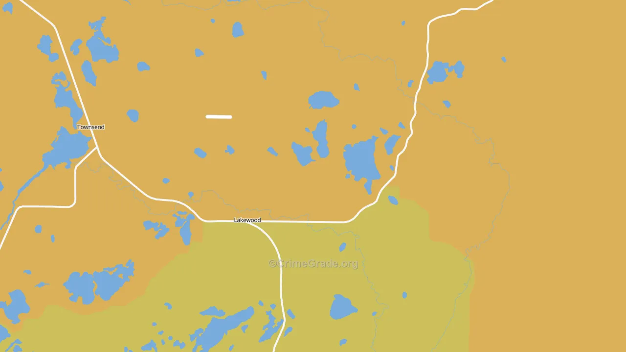 54138, WI Map of Theft Rates