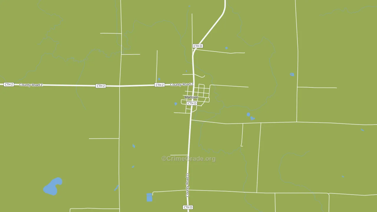 54450, WI Map of Theft Rates