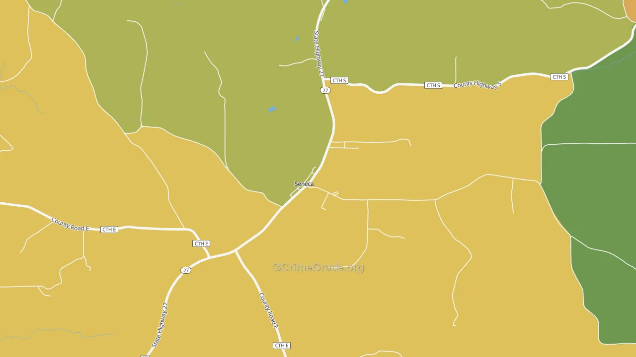 54654, WI Map of Theft Rates