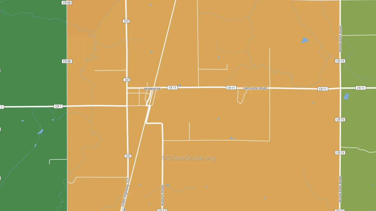 55036, MN Map of Theft Rates