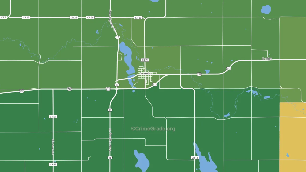 55312, MN Map of Theft Rates