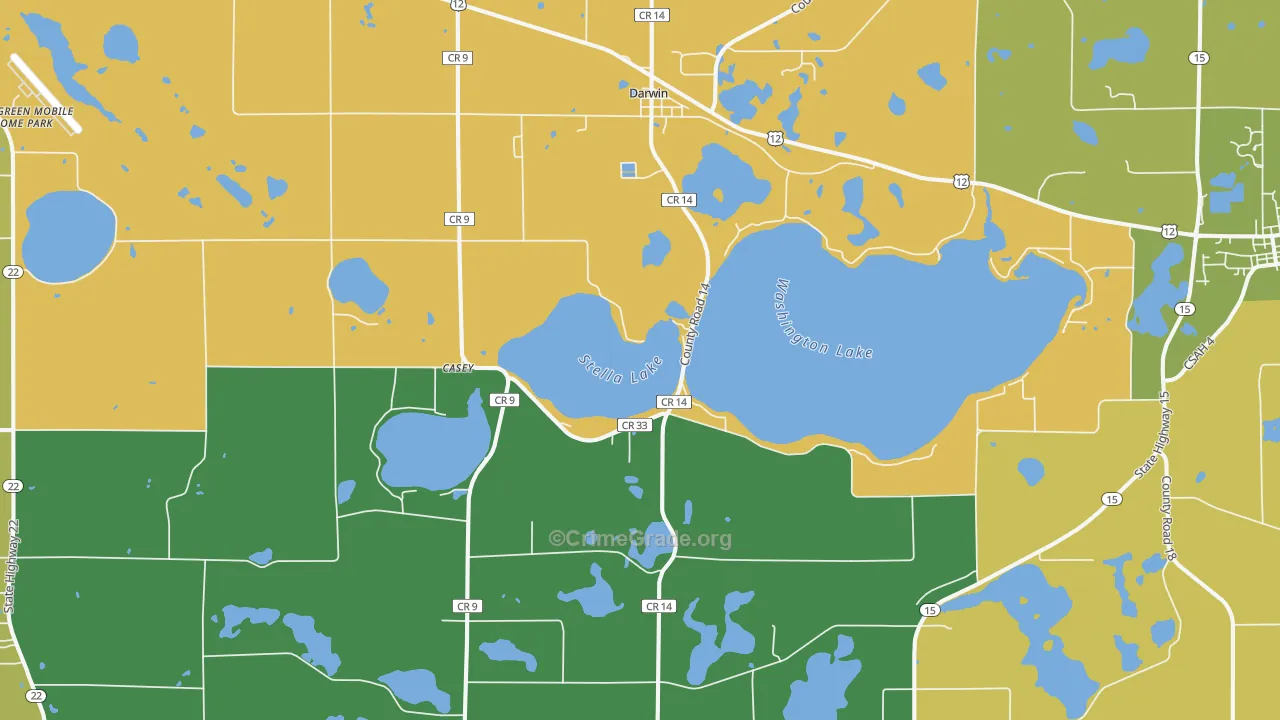55324, MN Map of Theft Rates