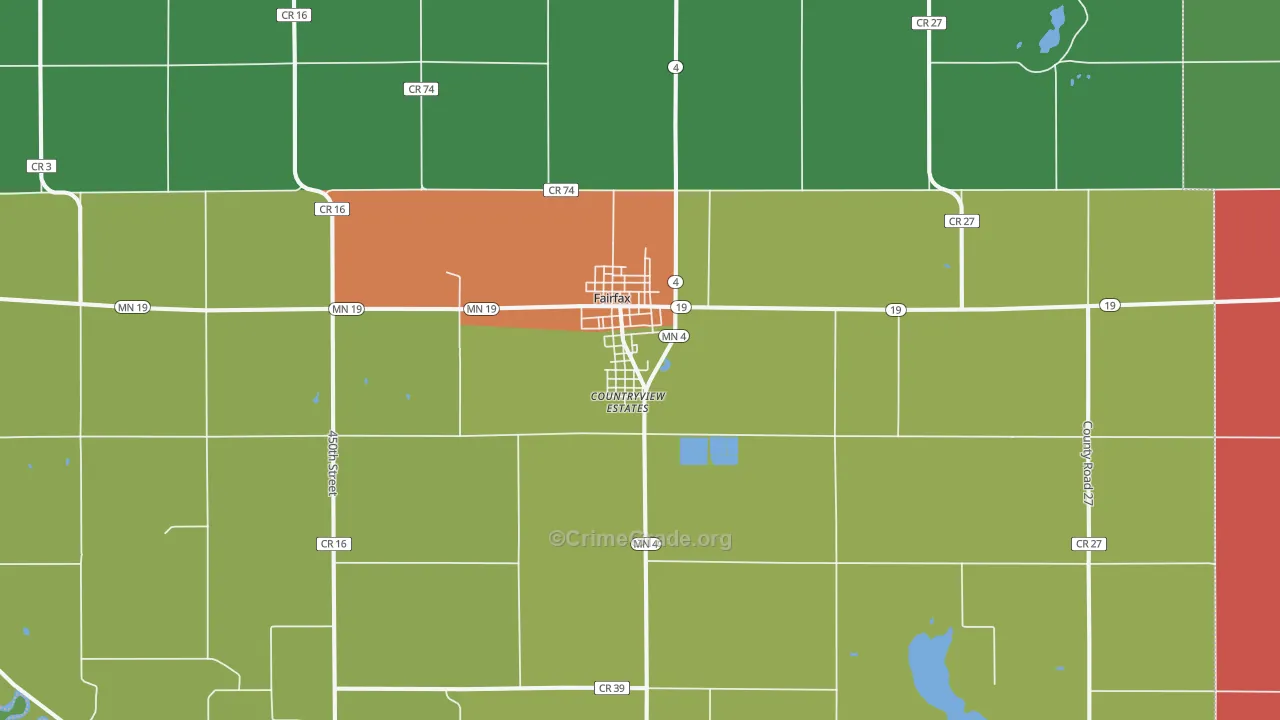 55332, MN Map of Theft Rates