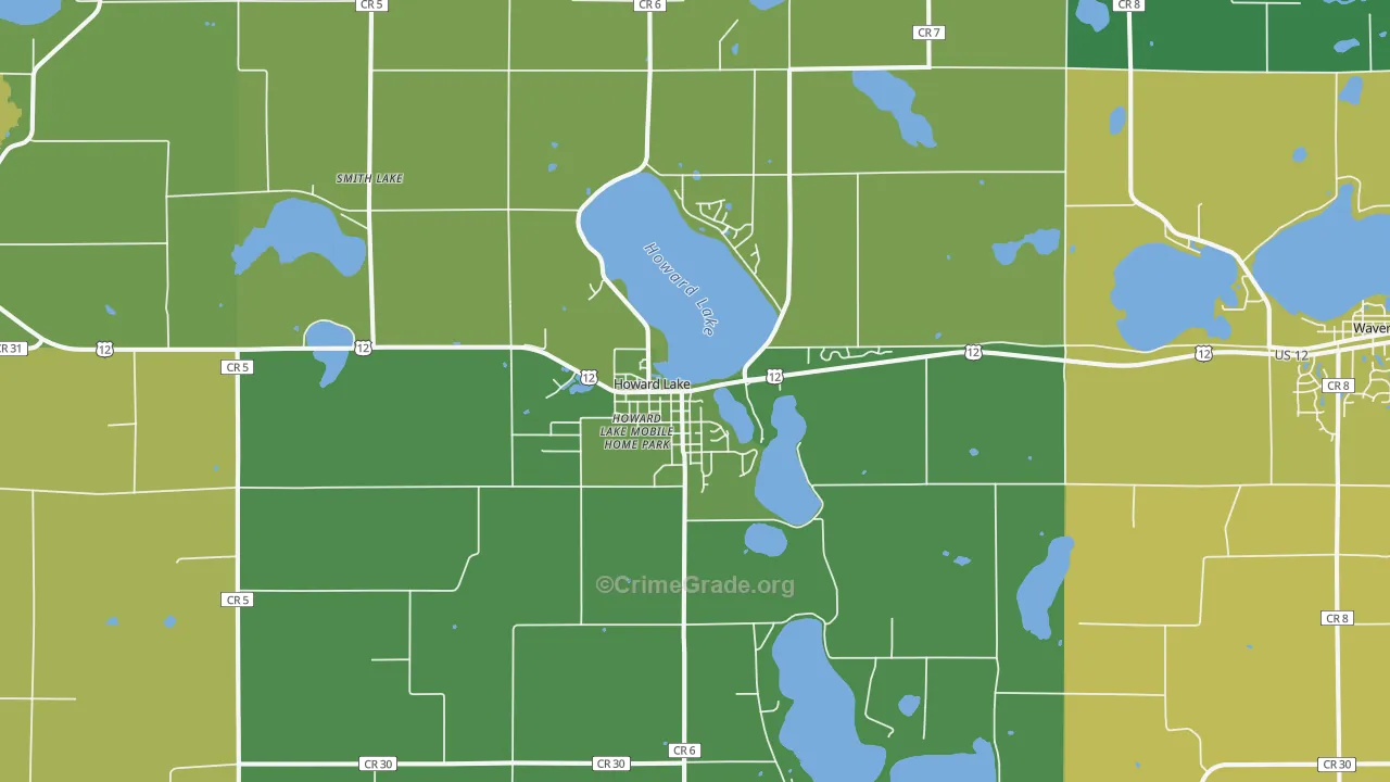 55349, MN Map of Theft Rates