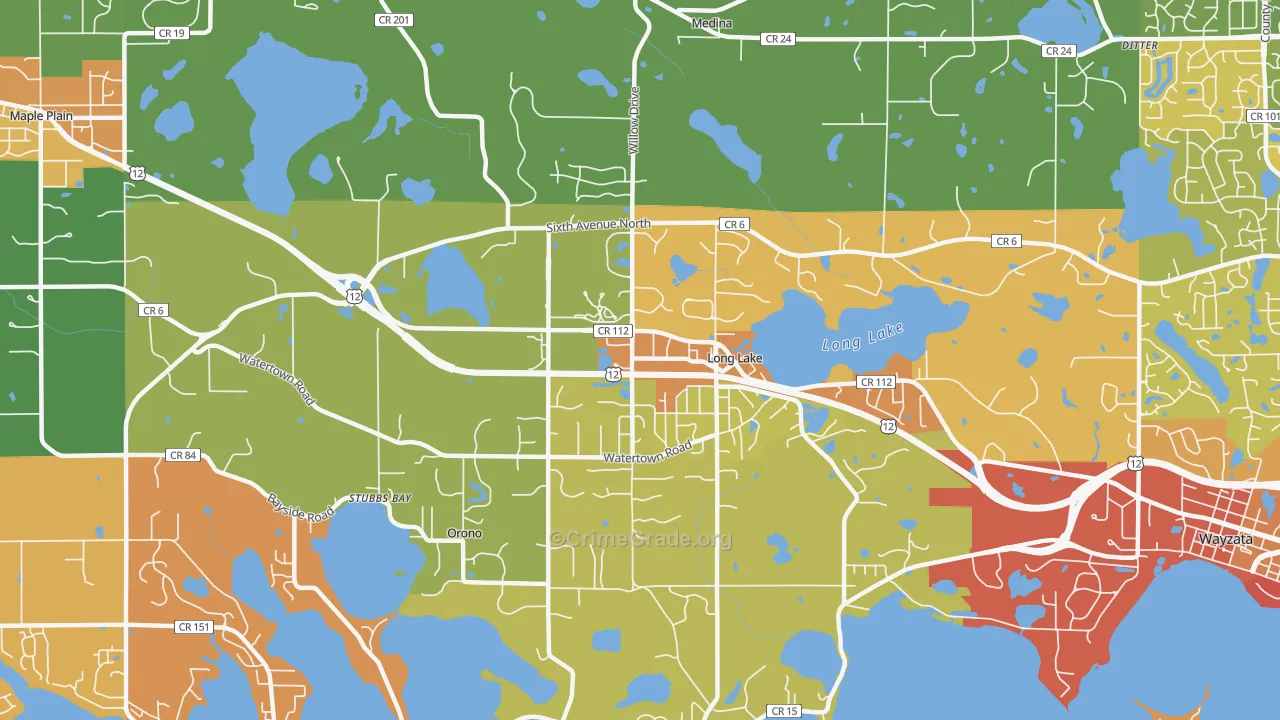 55356, MN Map of Theft Rates