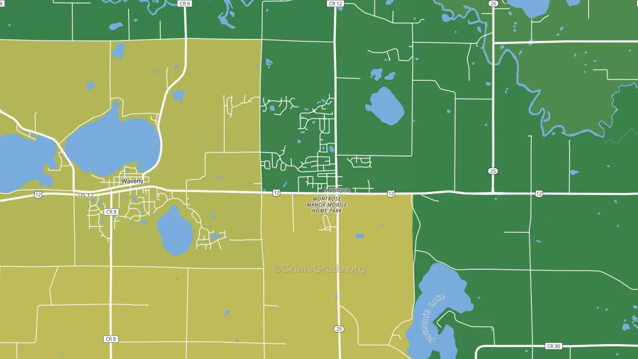 55363, MN Map of Theft Rates