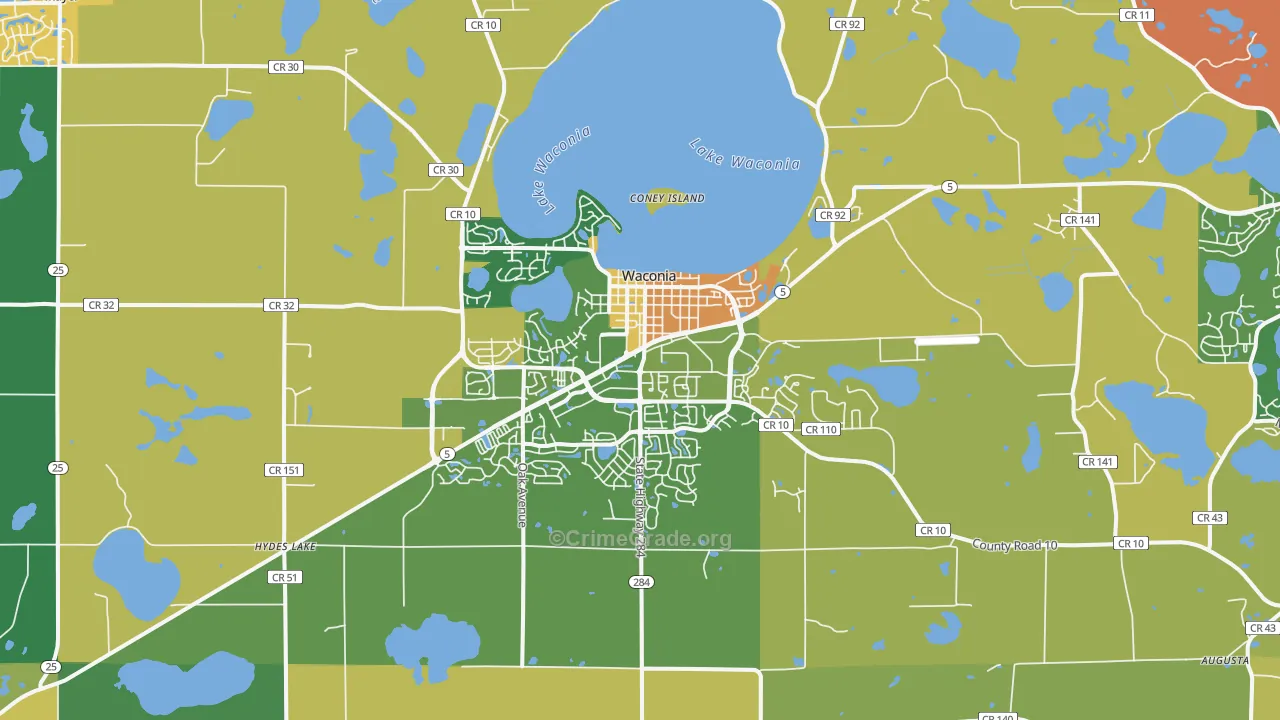 55387, MN Map of Theft Rates